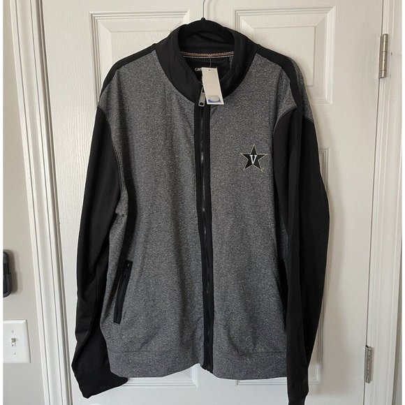 NWT Camp David NCAA Vanderbilt Zip Up Jacket - XL